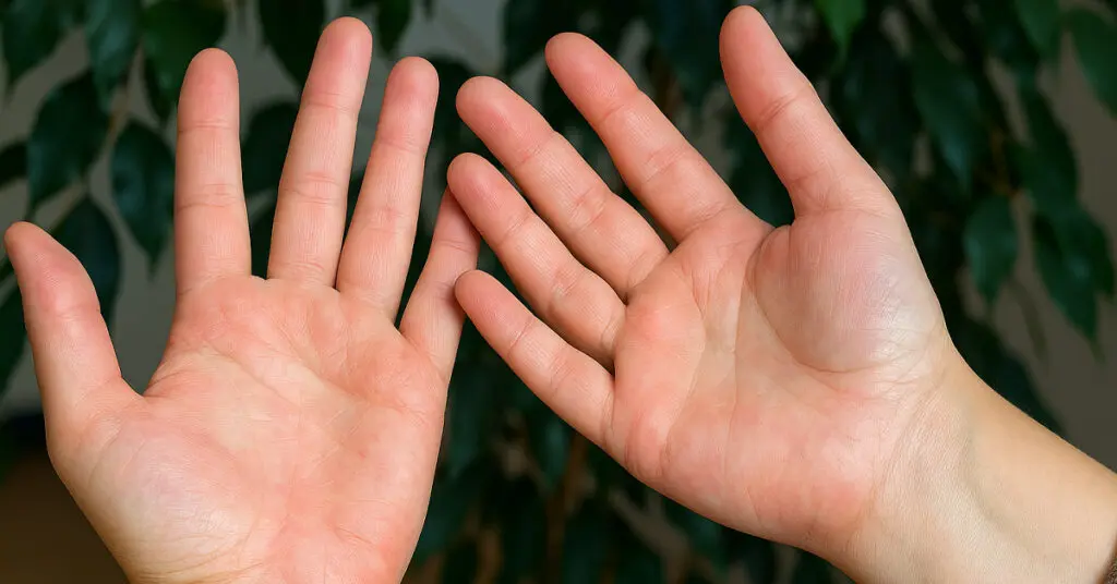 Do you suffer from eczema on your palms? Jette Breitenstein and Cellsonic