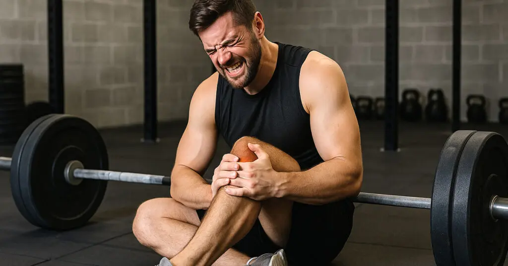 Training injury after weightlifting - Jette Breitenstein and Cellsonic