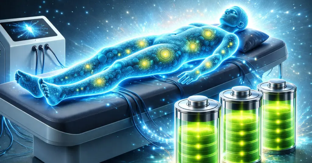 How to charge your batteries - Jette Breitenstein - The human body is not only a biological system - it is also an electrical being. In many ways, we can be thought of as living batteries that are constantly discharging...