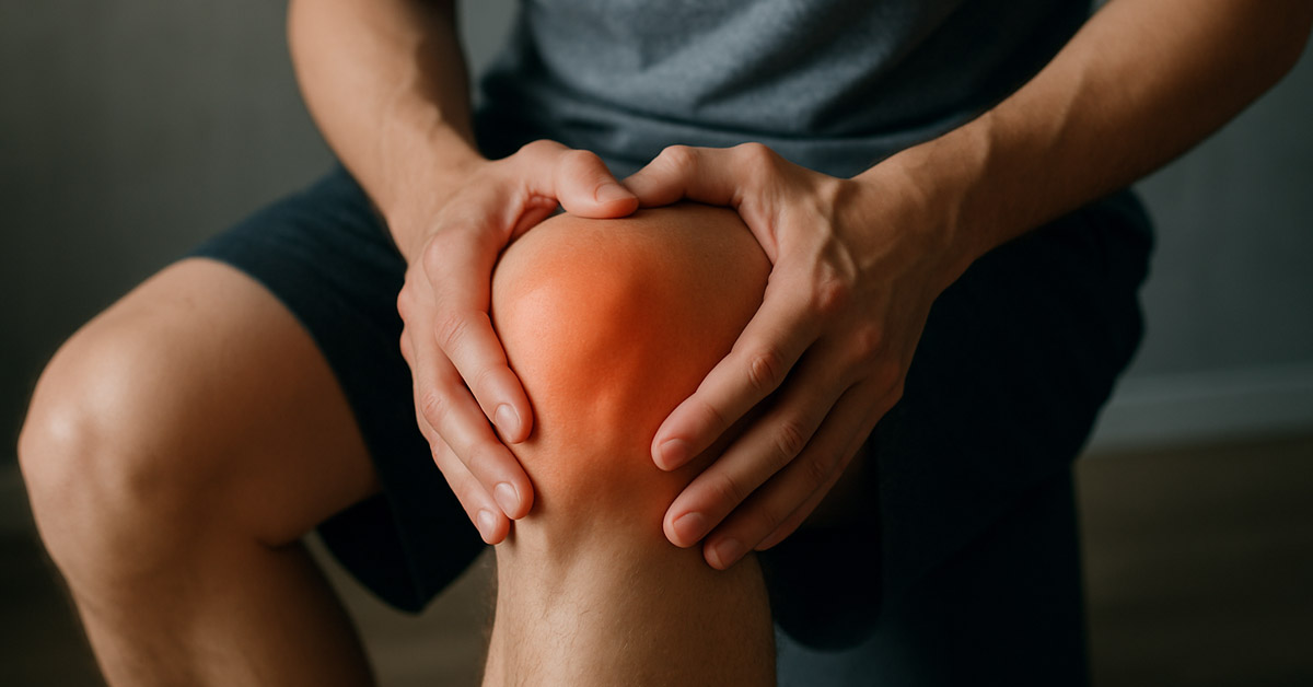 Knee discomfort after a torn ligament - Jette Breitenstein and Cellsonic